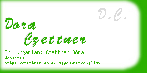 dora czettner business card