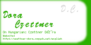 dora czettner business card